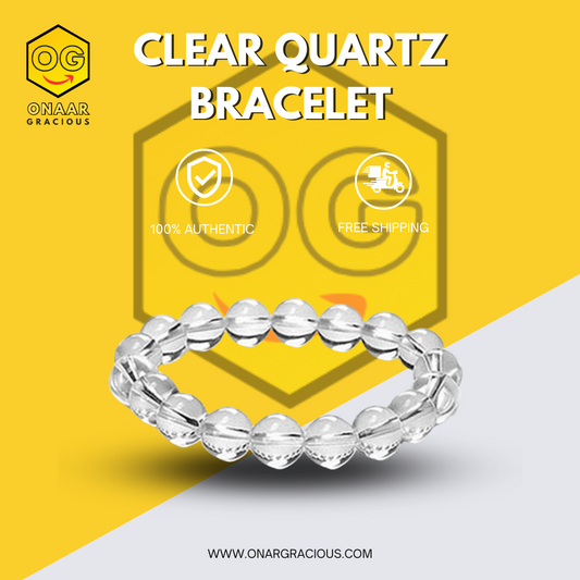 Clear Quartz Bracelet Onaar Gracious