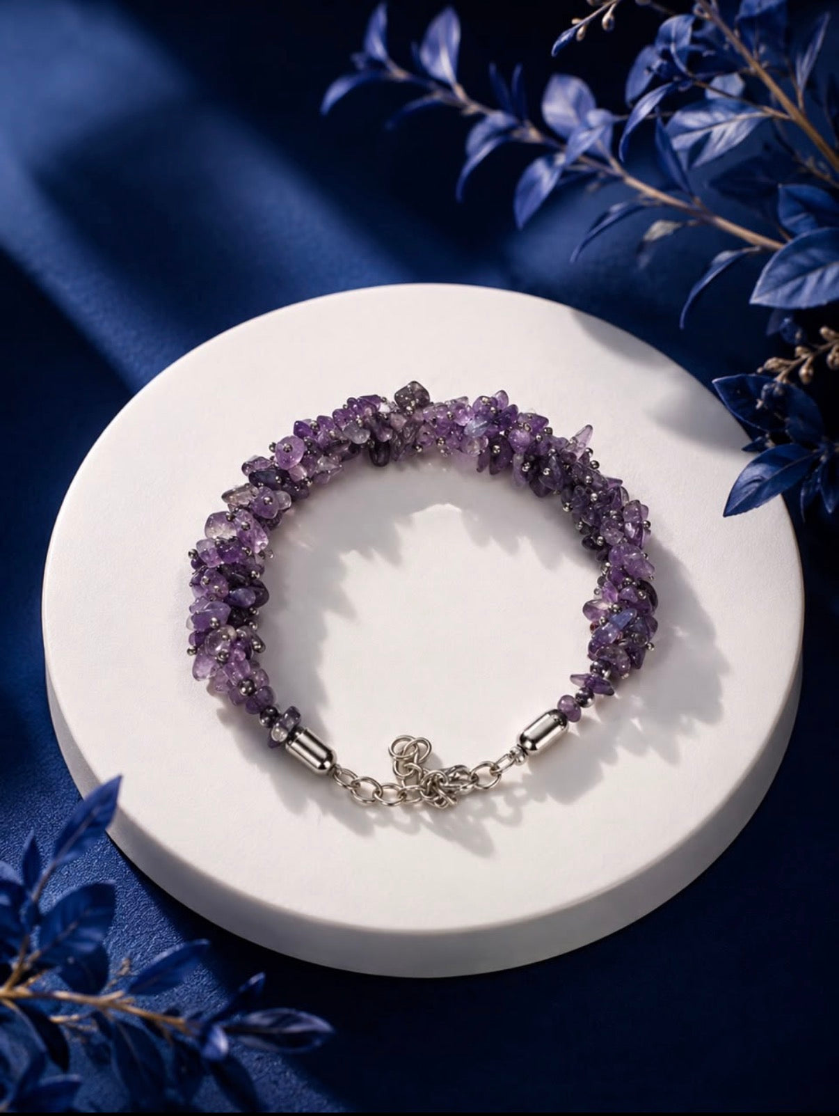 Purple Reverie - Amethyst Chip Bracelet Onaar Gracious