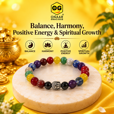 7 chakra bracalet Onaar Gracious