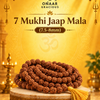 7 mukhi jaap mala (7.5-8mm) Onaar Gracious
