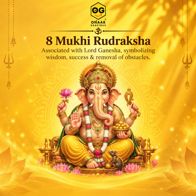 RUDRAKSHA 8 MUKHI Onar Gracious