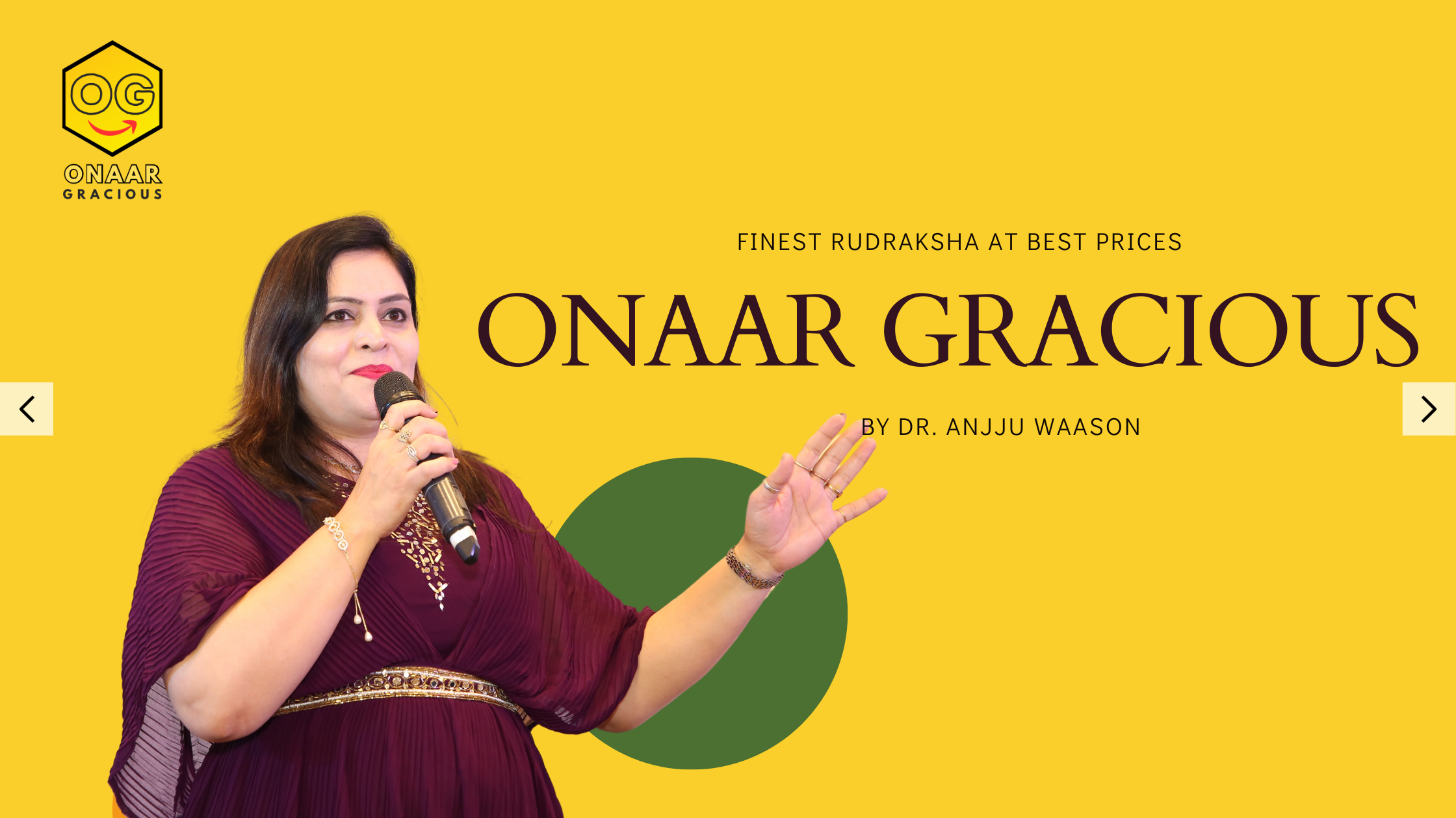 This is introduction of Onaar gracious a brand which sells rudraksha 