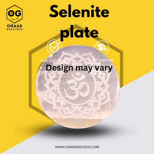Selenite Plate Onaar Gracious