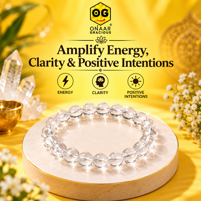 Clear Quartz Bracelet Onaar Gracious