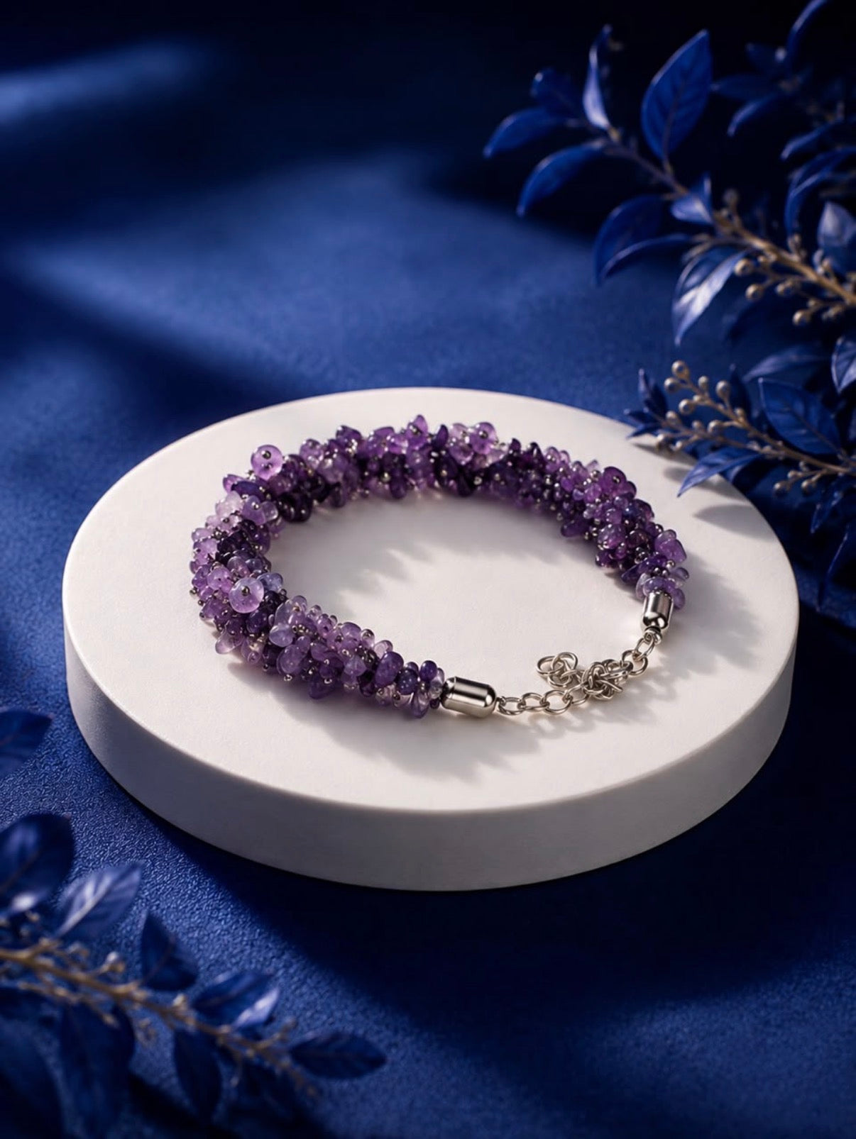 Purple Reverie - Amethyst Chip Bracelet Onaar Gracious