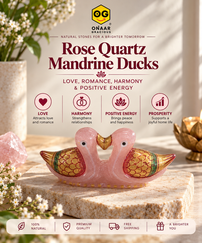 Rose Quartz Mandrine Ducks Onaar Gracious