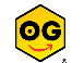 Logo of ONAAR GRACIOUS with a yellow hexagon and black text on a white background