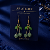 Fortune Bloom Green Aventurine Earrings Onaar Gracious