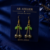 Golden Gravity Golden Hematite Earrings Onaar Gracious
