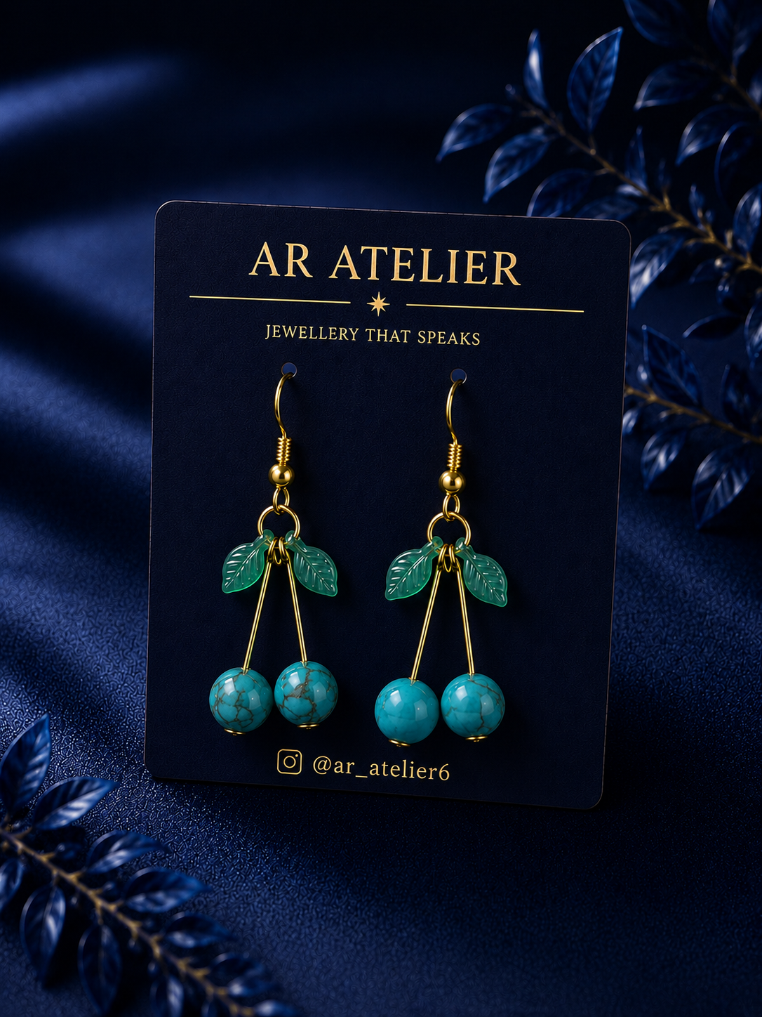 Ocean Whisper Turquoise Earrings Onaar Gracious