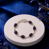The Moonlit Serenity Amethyst Bracelet (WOMEN) Onaar Gracious