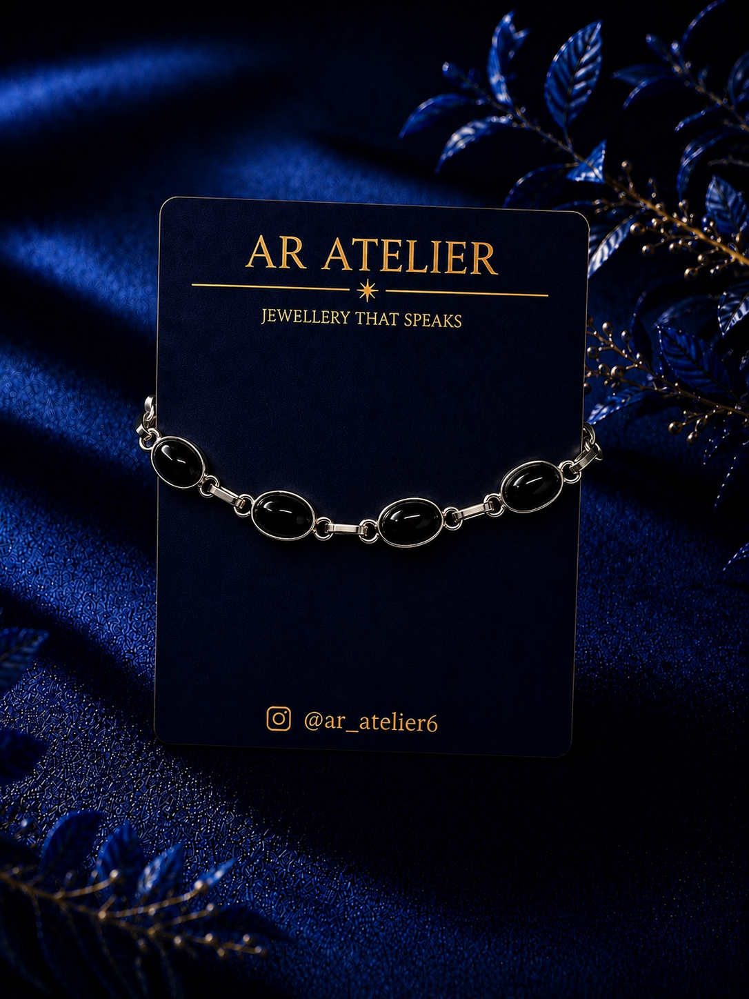 The Guardian Black Onyx Bracelet Onaar Gracious