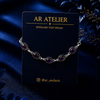 The Moonlit Serenity Amethyst Bracelet (WOMEN) Onaar Gracious