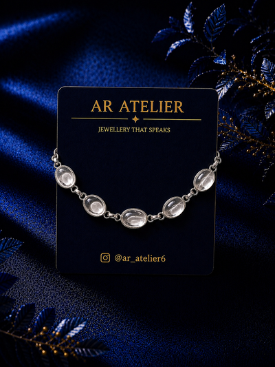 The Clarity Clear Quartz Bracelet (WOMEN) Onaar Gracious