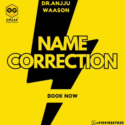 Name fixing Consultation Onaar Gracious