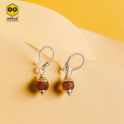 Rudraksha Earrings Onaar Gracious