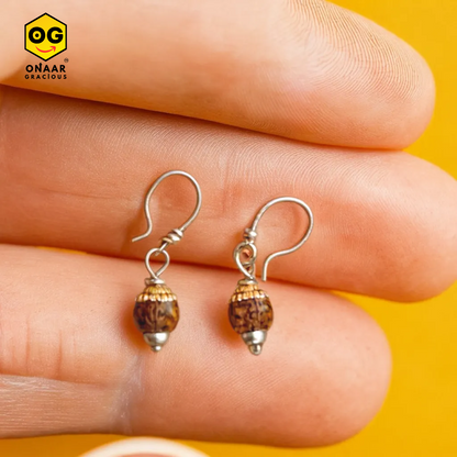 Rudraksha Earrings Onaar Gracious