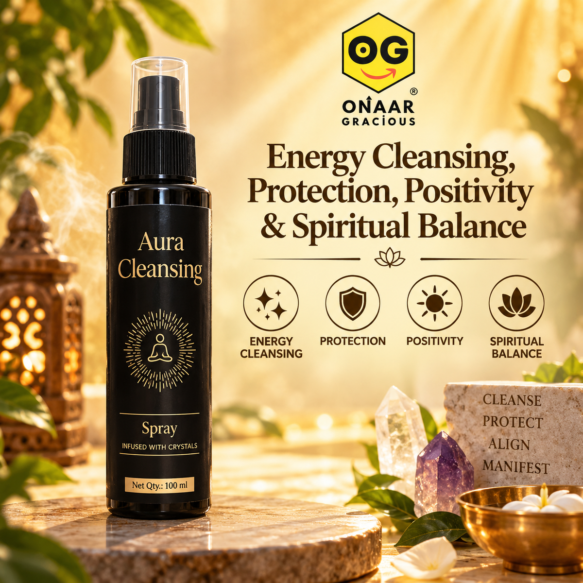 Aura cleansing Spray Onaar Gracious