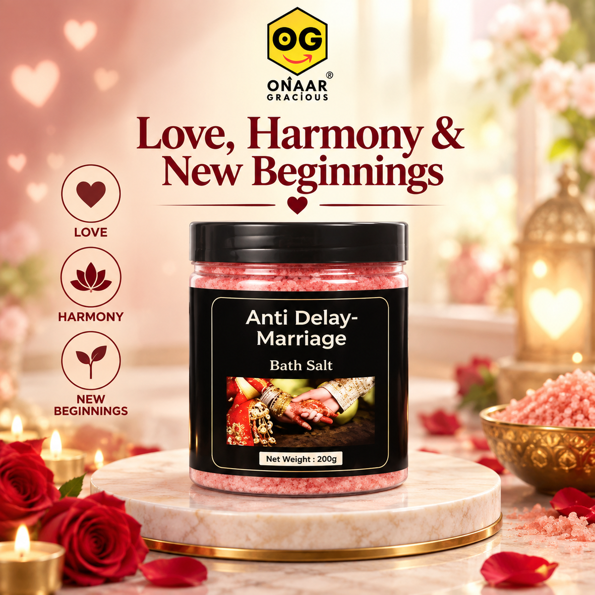 Anti Delay Marriage Bath Salt Onaar Gracious
