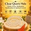 Clear Quartz Mala Onaar Gracious