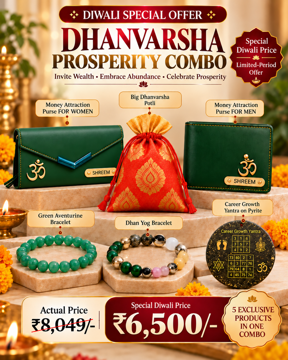 Diwali Special Money Attraction Kit Onaar Gracious