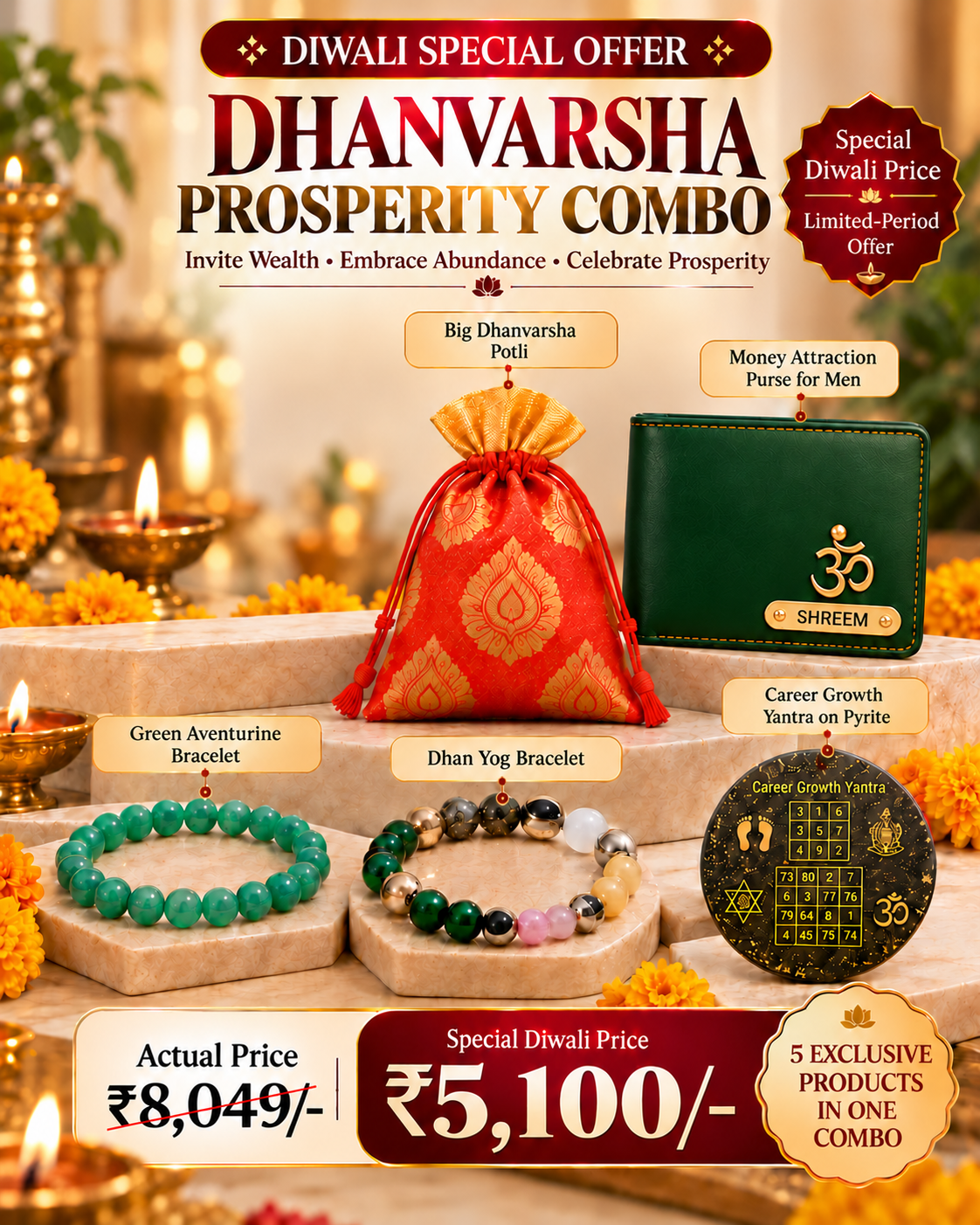 Diwali Special Money Attraction Kit Onaar Gracious