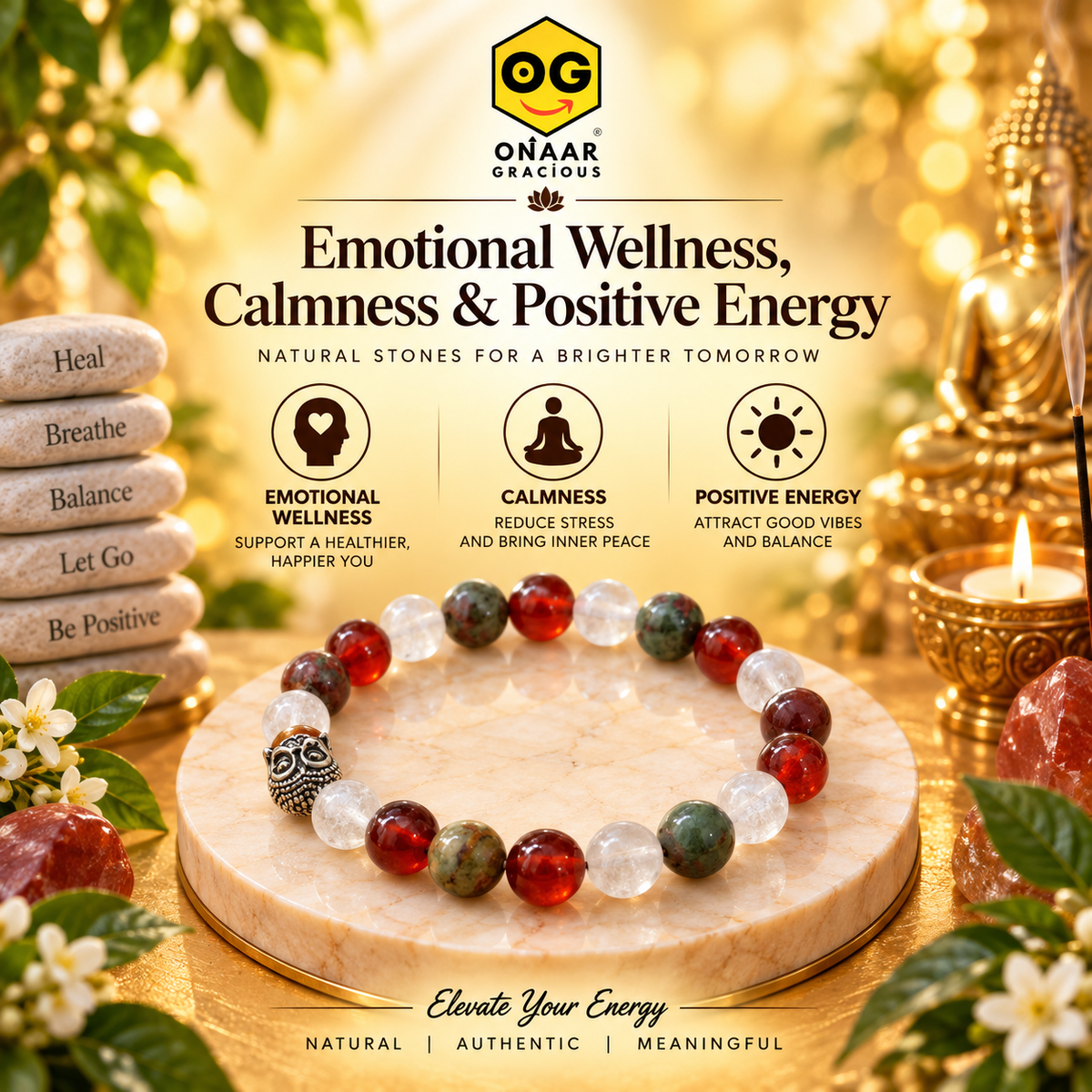 PCOD & PCOS Balance Bracelet Onaar Gracious