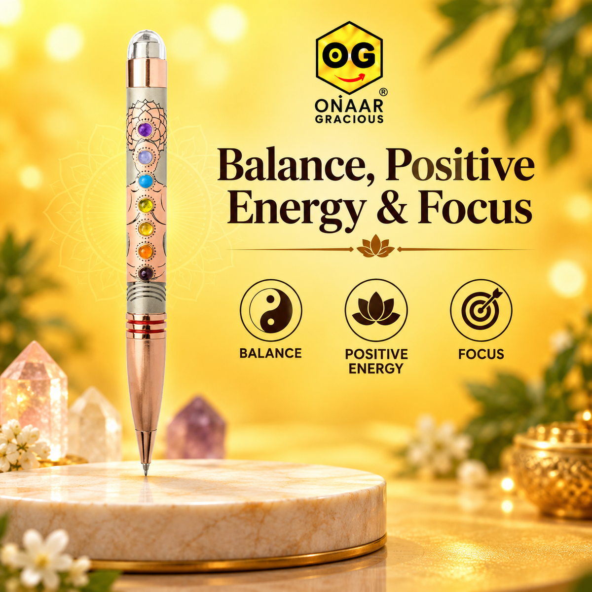 7 chakra pen Onaar Gracious