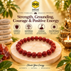 Red Jasper Bracelet Onaar Gracious