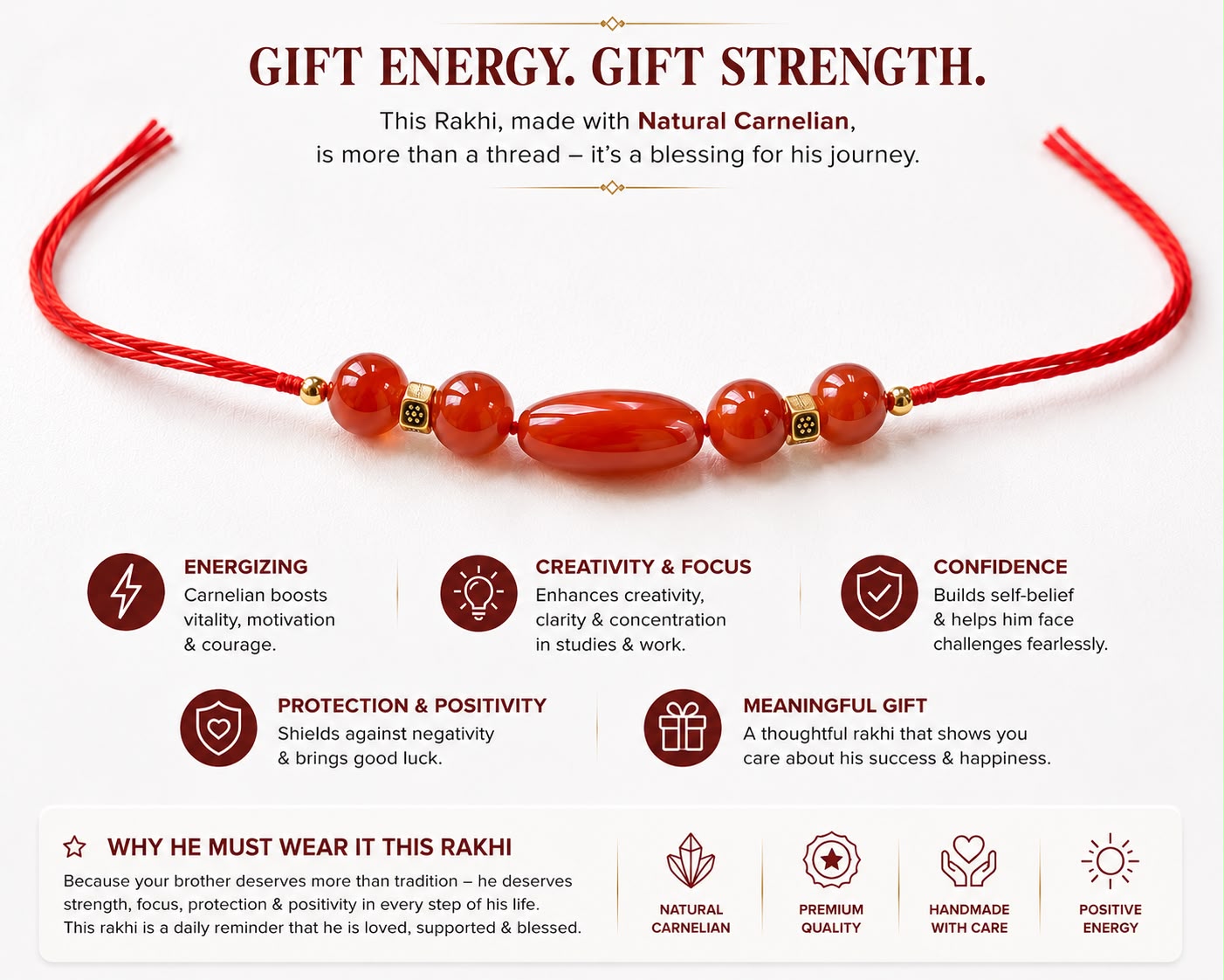 Crystal Rakhi Onaar Gracious