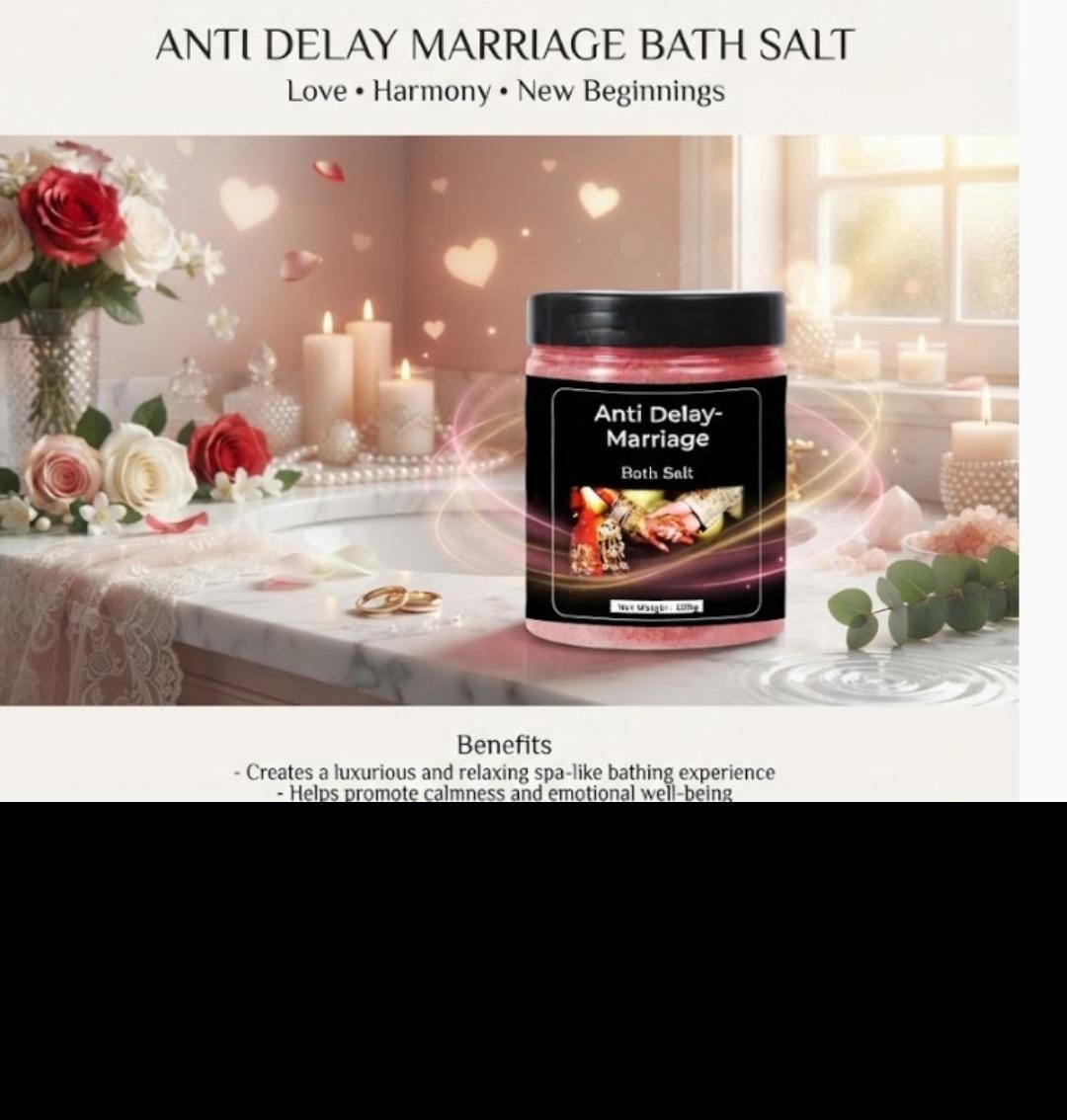 Anti Delay Marriage Bath Salt Onaar Gracious