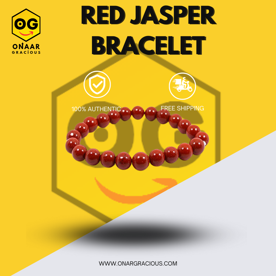 Red Jasper Bracelet Onaar Gracious