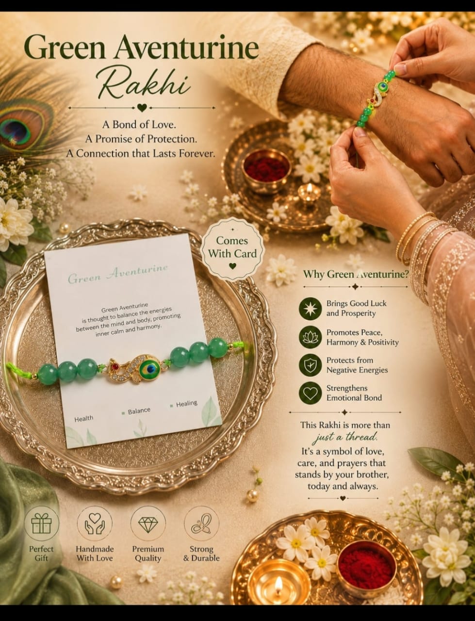Crystal Rakhi Onaar Gracious