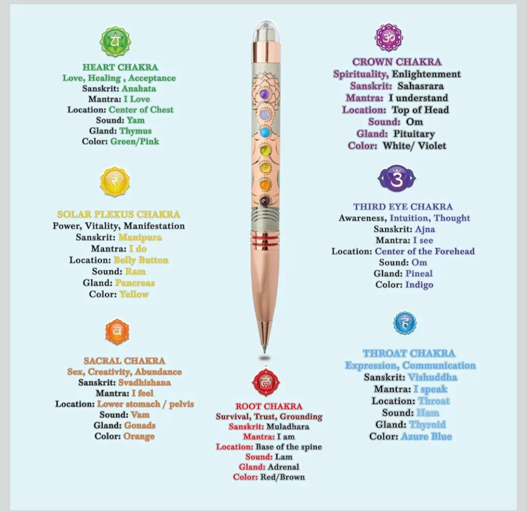 7 chakra pen Onaar Gracious