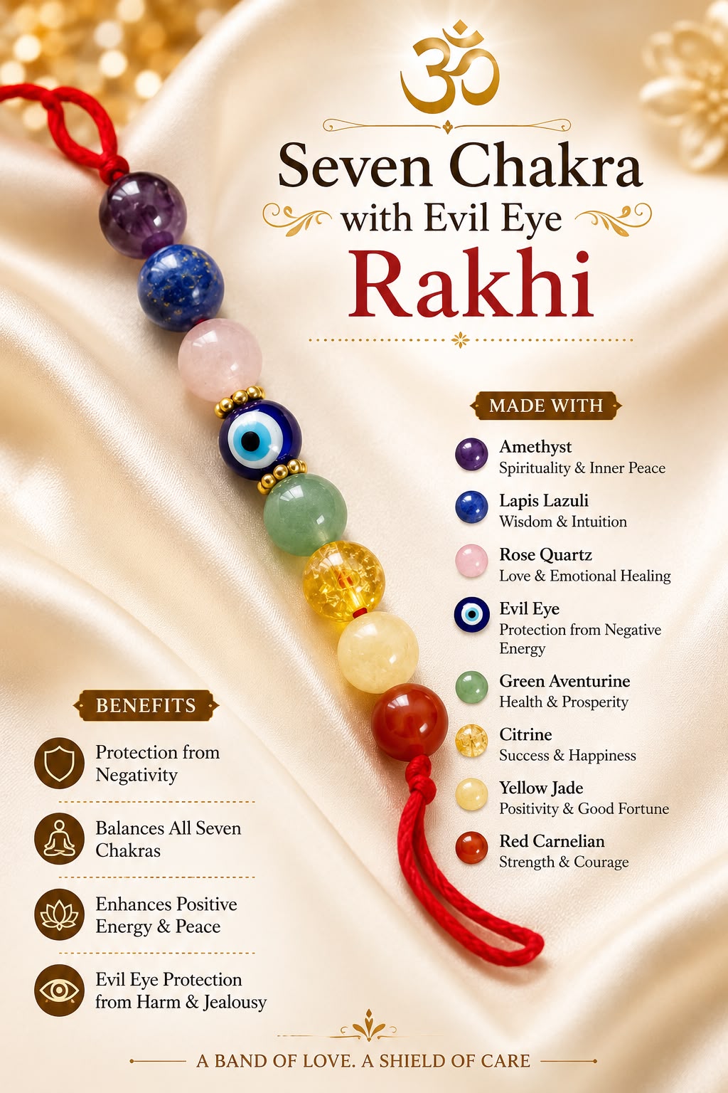 Crystal Rakhi Onaar Gracious