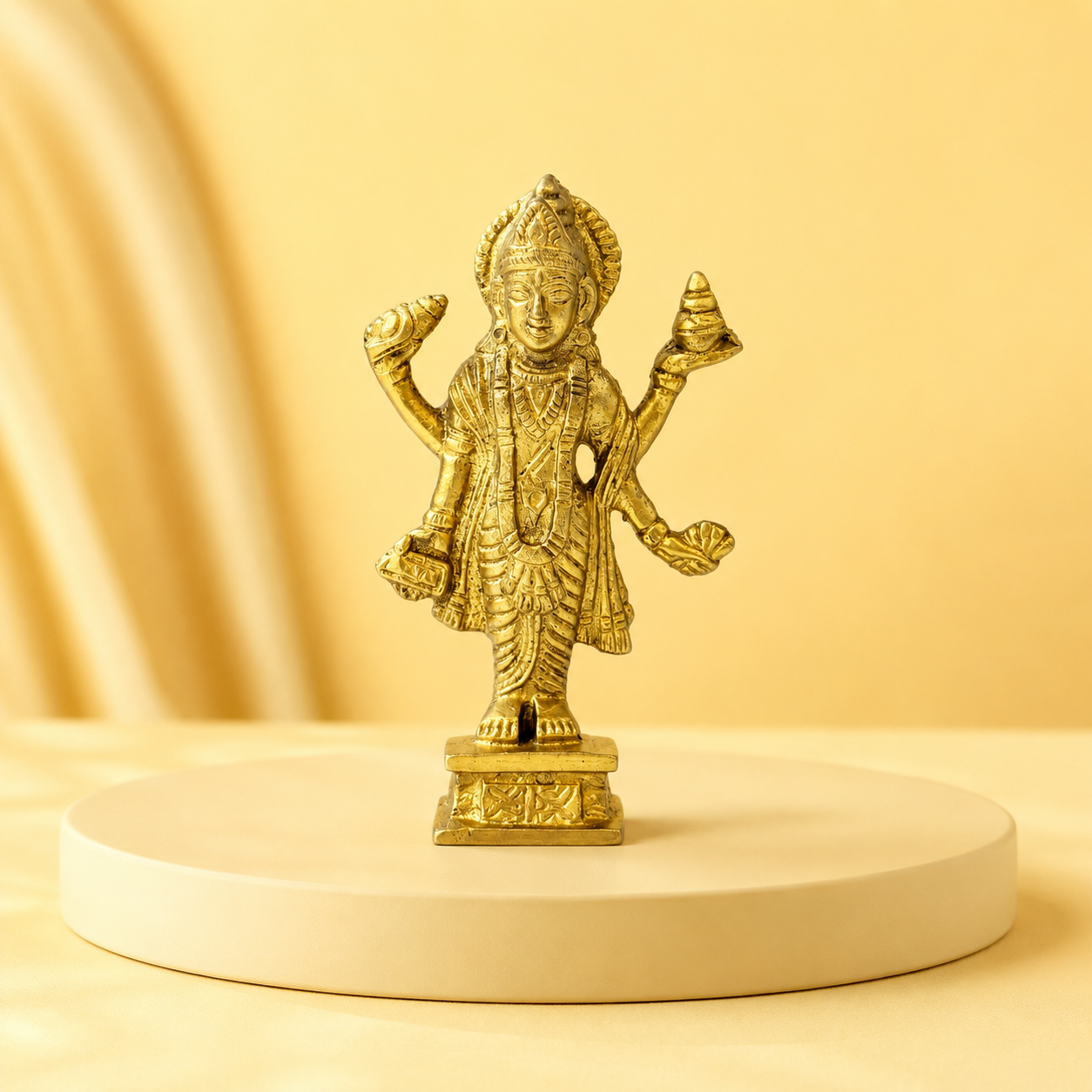 OG Brass Dhanvantari ji Onaar Gracious