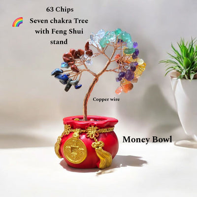 Money bowl with 7 chakra(Fengshui) Onaar Gracious