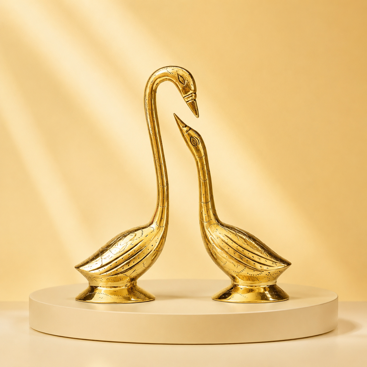 OG Brass Couple Duck Onaar Gracious