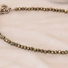 Pyrite Anklet (Diamond cut) Onaar Gracious