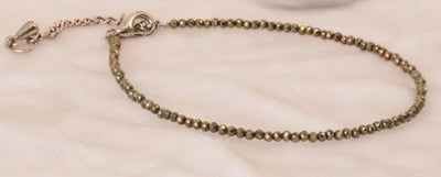 Pyrite Anklet (Diamond cut) Onaar Gracious