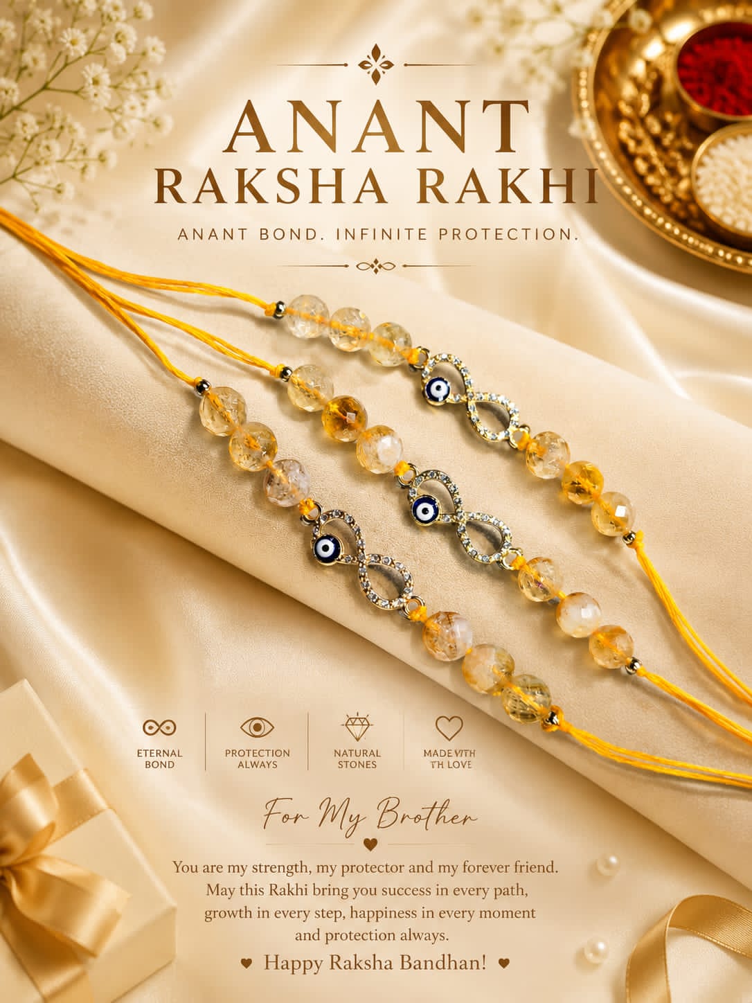 Crystal Rakhi Onaar Gracious