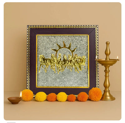 7 horses on Raw Pyrite Onaar Gracious