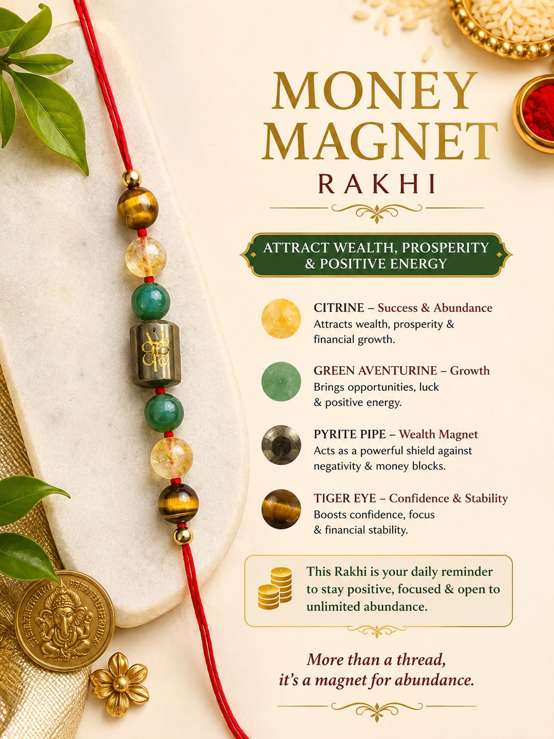 Crystal Rakhi Onaar Gracious