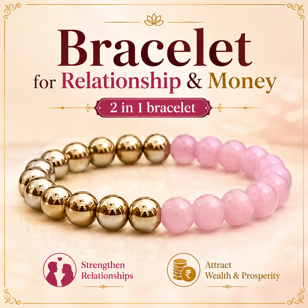 Bracelet for Relationship & Money Togetherness Onaar Gracious
