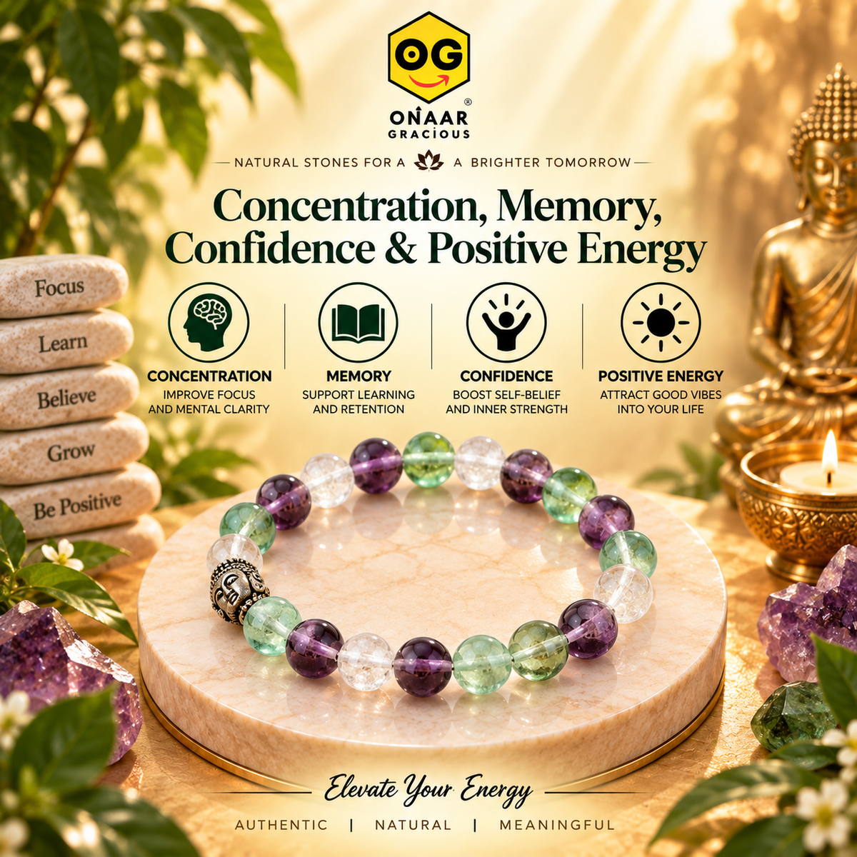 Study Focus Bracelet Onaar Gracious